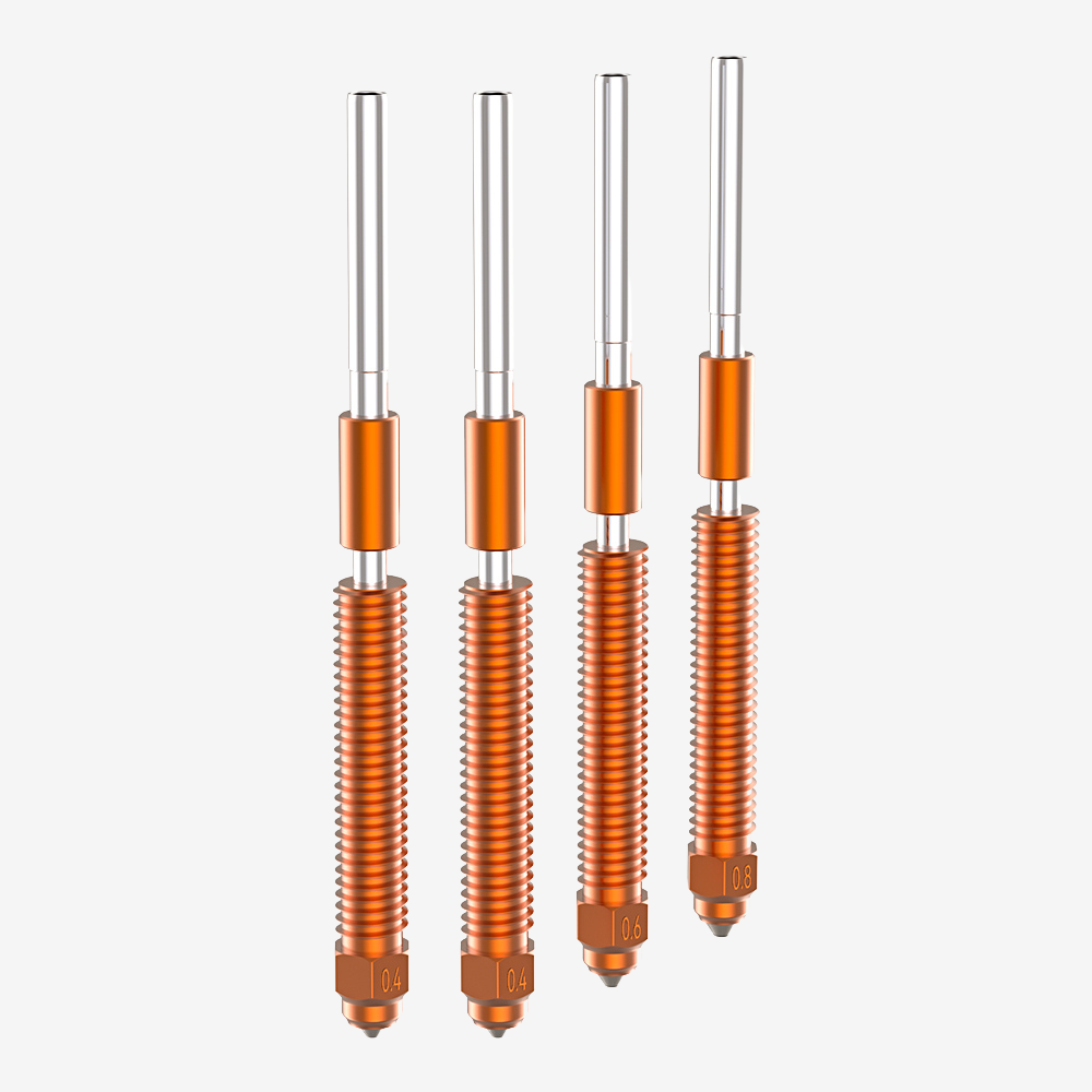 K2 Plus Nozzle Kit(0.4mm*2+ 0.6mm*1+0.8mm*1)