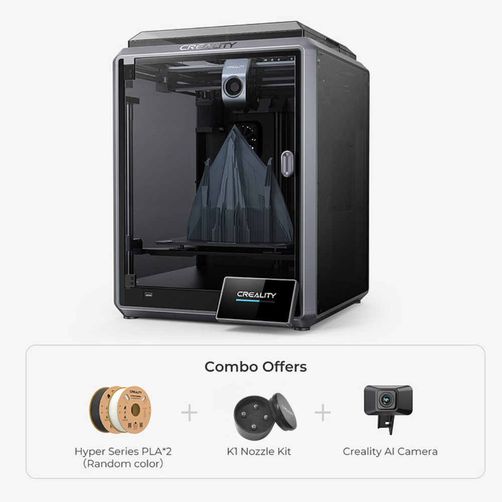 Creality K1+Hyper Series PLA*2+Nozzle Kit+AI Camera