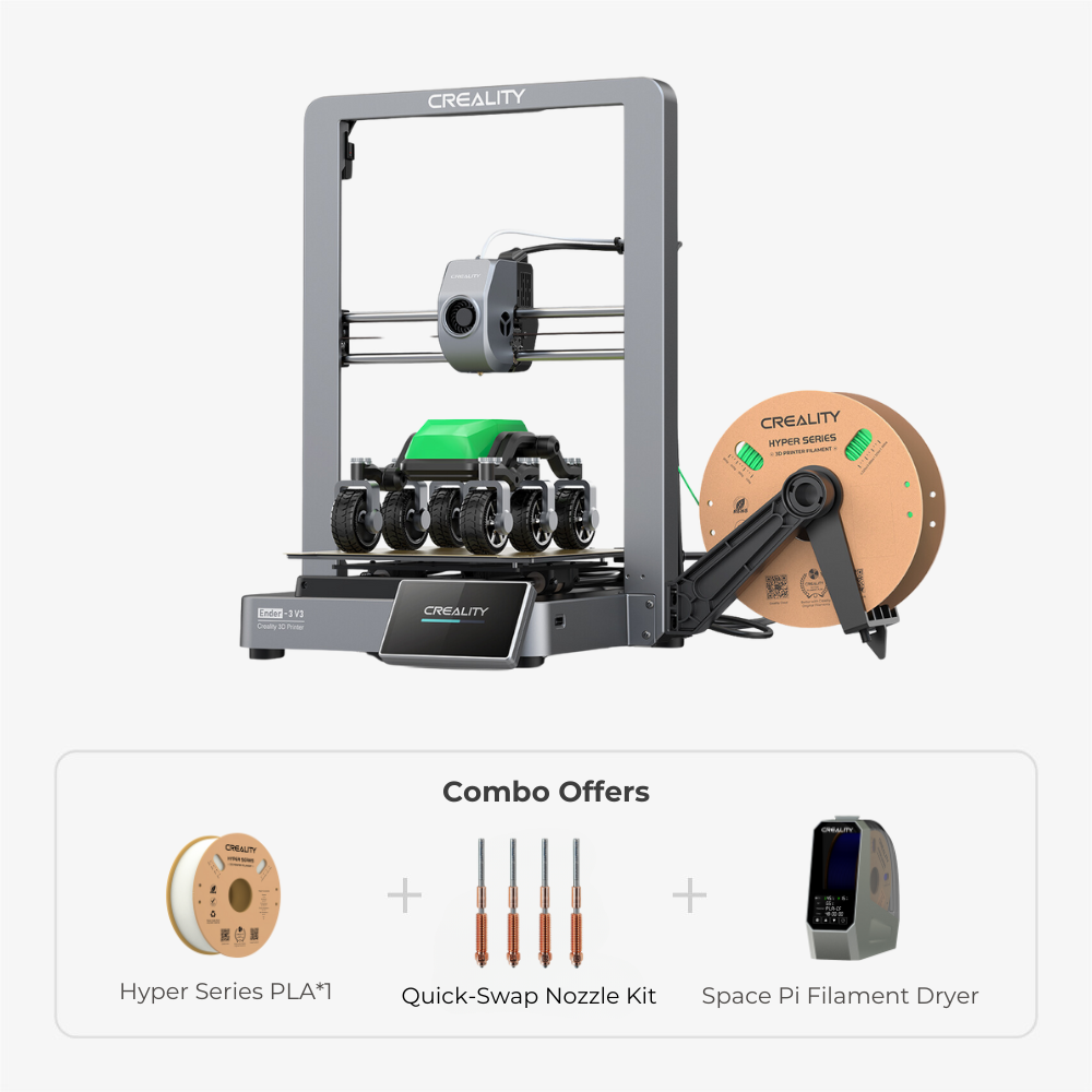Ender-3 V3+Hyper PLA*1+Space Pi Filament Dryer+Nozzle Kit
